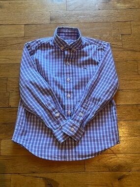 Vineyard Vines Blue/Red Button Down size 5